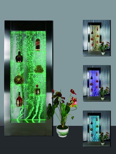 Scaffale bar led design acqua