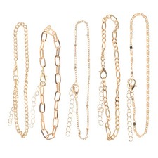 5 Pcs Cavigliere Bracciali Per