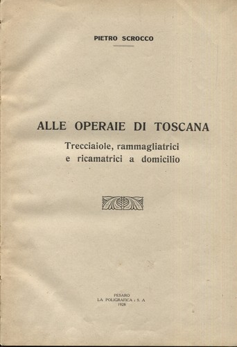 Alle operaie toscana - alle, di