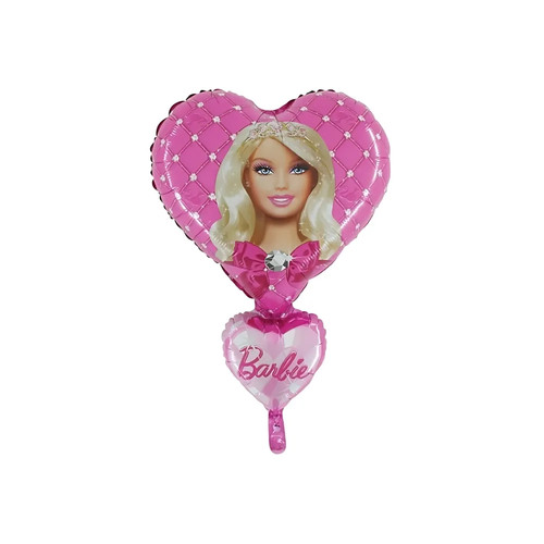 Palloncino cuore barbie super - cuore,