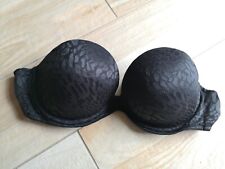 REGGISENO SENZA SPALLINE Nero Pitonato SUPER PUSH UP INVISIBILE SCHIENA Nuda 34C
