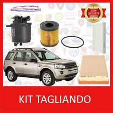 KIT TAGLIANDO 4 FILTRI PER LAND ROVER FREELANDER II 2.2 TD4 DAL 2006 IN POI 
