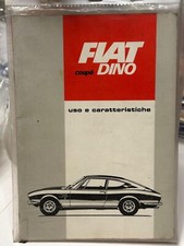 ORIGINALE !!! Libretto uso e manutenzione FIAT Coupè Dino