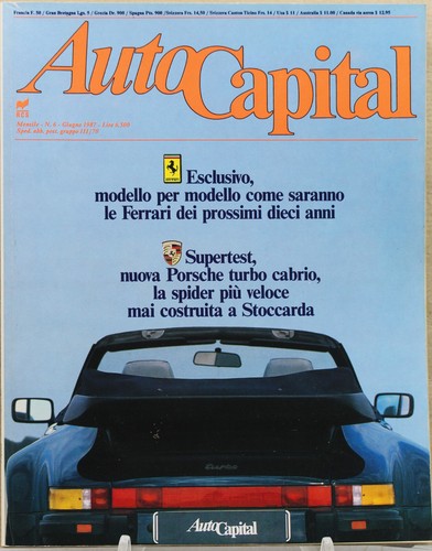 Rivista auto capital - rivista, porsche