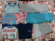 LOTTO 64 STOCK 8 PEZZI MAGLIETTE PANTALONCINO BIMBO BAMBINO 7-8 ANNI