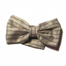 Papillon grigio perla uomo a