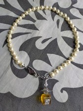 Collana catena ciondolo sfera