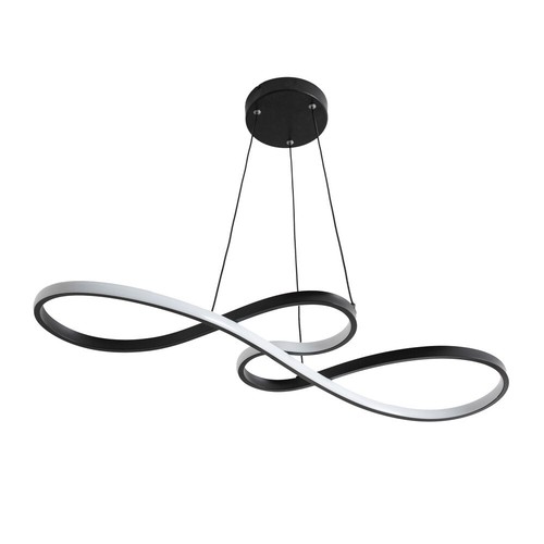 Plafoniera led attacco nero - plafoniera,