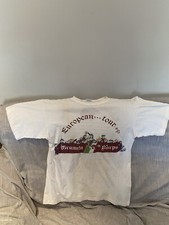 Rarissima T-shirt Granata Korps European Tour Torino 1991-92 Tg XL da collezione