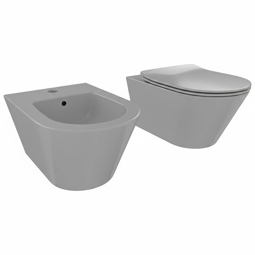 Coppia sanitari sospesi vaso