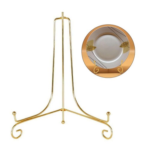 Supporto piatto colore oro - , per