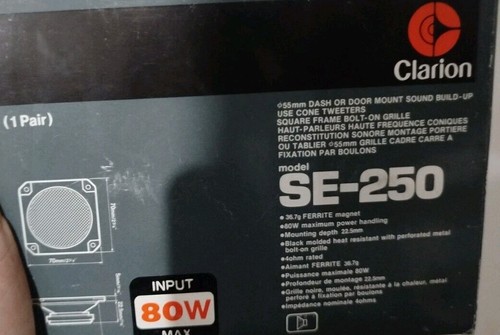Tweeter clarion 250 raro - se-250,