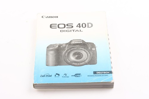 Canon eos 40d manuale - manuale, di
