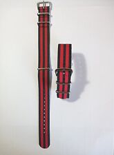 CINTURINO NYLON NATO COMODO RESISTENTE COLORI MILAN  MISURE - 18 - 20 - 22 MM.