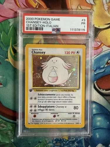 Pokemon 2000 chansey psa - psa, 1