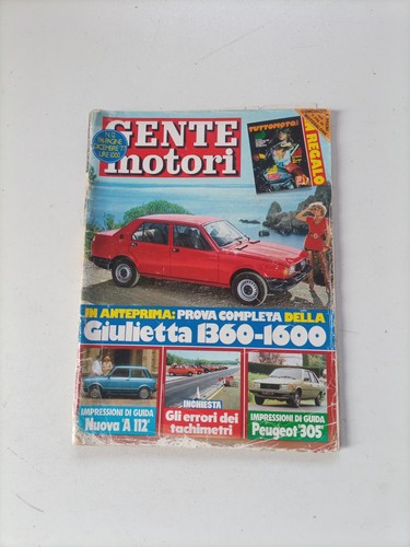 Gente motori 1977 alfa - gente,