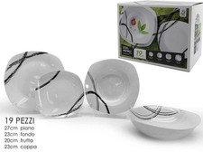 servizio di piatti 18 pezzi x