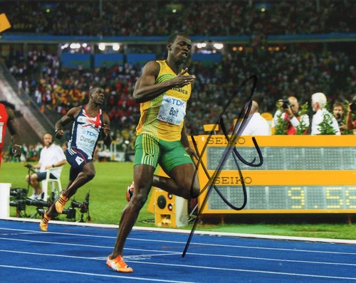 Usain bolt signed - bolt, 10x8