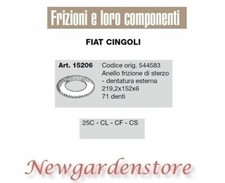 Anello frizione sterzo 15206