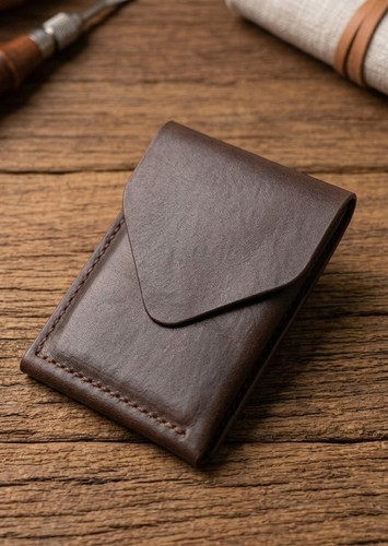 Leather wallet digital - wallet,