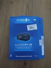 Interfono Moto Auricolari Bluetooth Interphone U-COM 3 Casco Pilota Passegger...