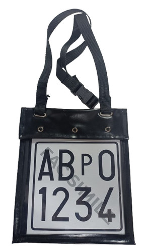 Porta targa per prova - per,
