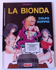 franco saudelli LA BIONDA - COLPO DOPPIO collana grandi eroi 22 comic art 1988