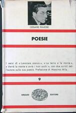 POESIE PAVESE CESARE EINAUDI