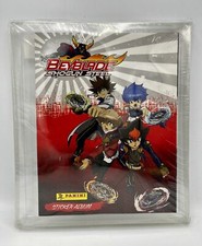 Beyblade Shogun Steel Sticker Album + Set completo figurine Sigillato Francia...