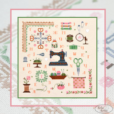 Kit ricamo punto croce fai da