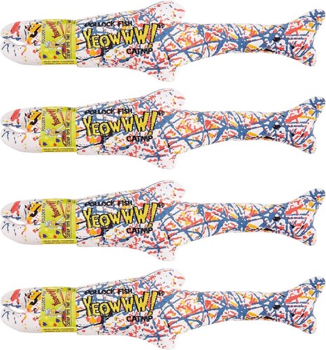 Yeoww catnip pollock fish - yeoww!,