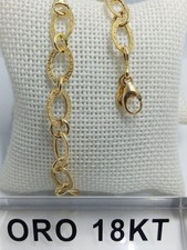 Bracciale in oro giallo 750 18