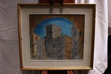 Dipinto olio su tavola con