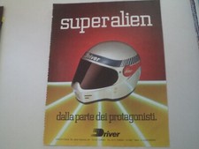 advertising Pubblicità 1984 CASCO HELMET DRIVER SUPER ALIEN