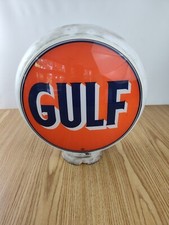 Vintage Gulf Gas Pump globo