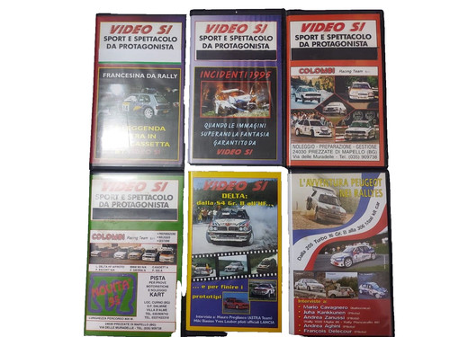 Vhs videocassetta auto rally - videocassetta,