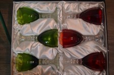 Set 6 mini calici in vetro di