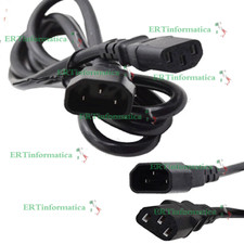 CAVO PROLUNGA ALIMENTAZIONE PC/MONITOR 1,5m M/F CAVO PER UPS