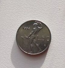  moneta 50 lire piccole repubblica italiana anno 1994