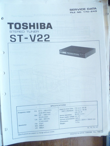 Toshiba v22 sintonizzatore - toshiba,
