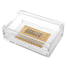 Galiner 20-35Ct Cigar Humidor Clear Acrylic Holder Cigar Box Case W/1 Humidipak
