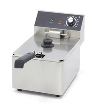 Friggitrice 8 litri olio elettrica professionale vasca singola