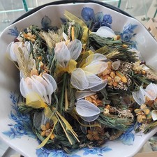 L16 Fiori Pannocchia Decorazione Segnaposto Porta Confetti Hand Made bomboniera 