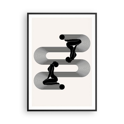 Poster 70x100cm donne - donne, linee