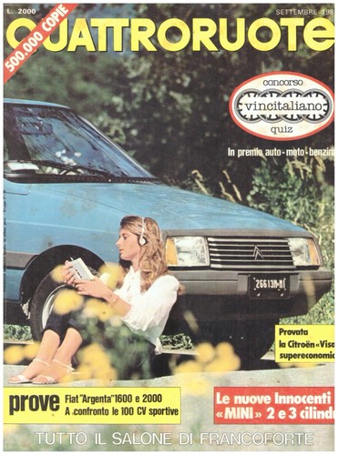 Quattroruote settembre 1981 - ,