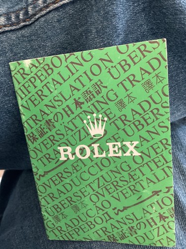 Rolex libretto traduzione - rolex,