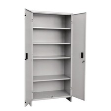 ARMADIO ARMADIETTO TUTTO PIANI 4 RIPIANI MENSOLE 60 x 40 x H 179 METALLO GRIGIO