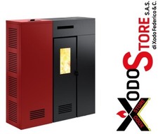 Stufa a pellet slim canalizzabile MONTEGRAPPA DUGLIA 9,8 kW -INVIA MAIL X SCONTO