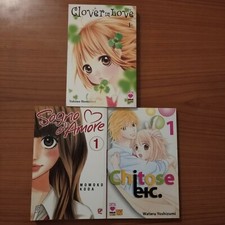 Lotto Primi Numeri Manga Shojo - Chitose Etc., Sogno d'amore, Clover in love