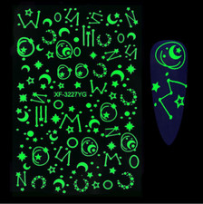 Adesivi fluorescenti nail art